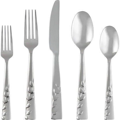 20-Pc Stainless Steel Brushed Finish Set