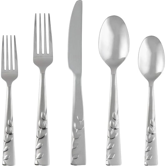 20-Pc Stainless Steel Brushed Finish Set