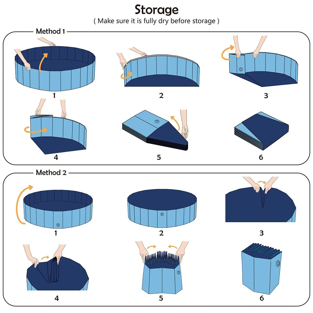 Portable Dog Swimming Pool or Pool Cover