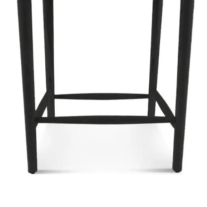 Black Stained Wishbone Counter Stool