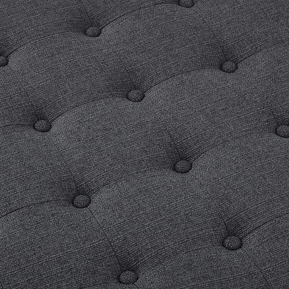 Linen Ottoman/Coffee Table