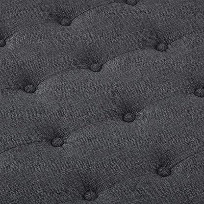 Linen Ottoman/Coffee Table