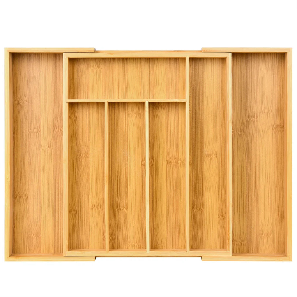 Expandable Bamboo Drawer Organizer
