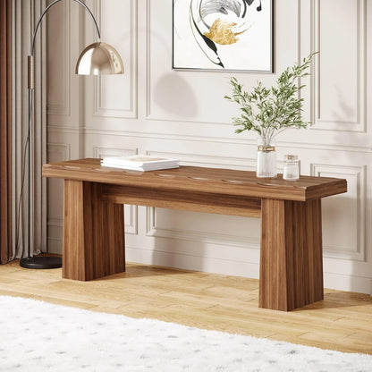 47-Inch Wood Entryway Bench