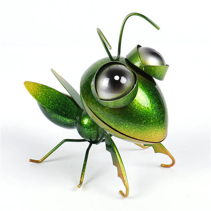 3D Sculpture Metal Mantis Garden Art Ornament