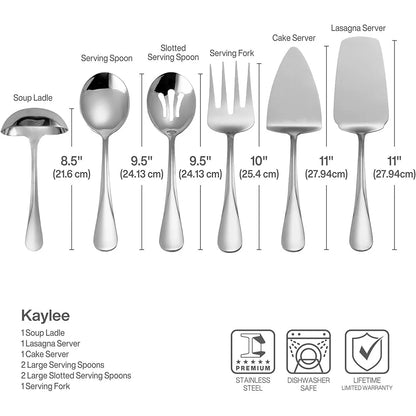 8-Pc Stainless Steel Serving Set