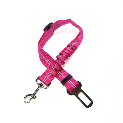 Retractable Elastic Pet Safety Car Seat Belt