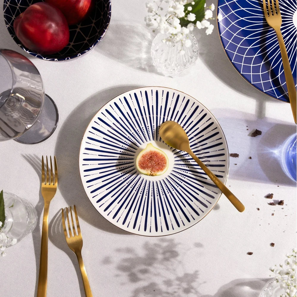 12-Pc Stoneware Dish Set