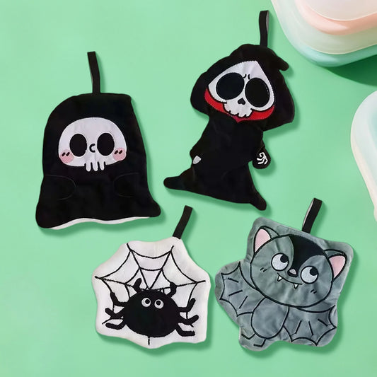 Set of 3 Spooky Halloween Kitchen Towels