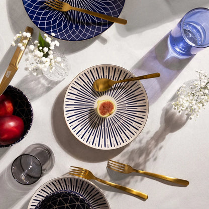 12-Pc Stoneware Dish Set