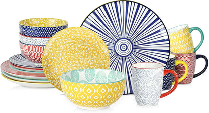Ceramic Dinnerware Set for 4