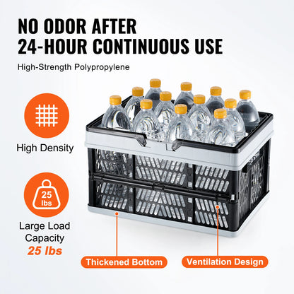 3pc Collapsible Shopping Crate