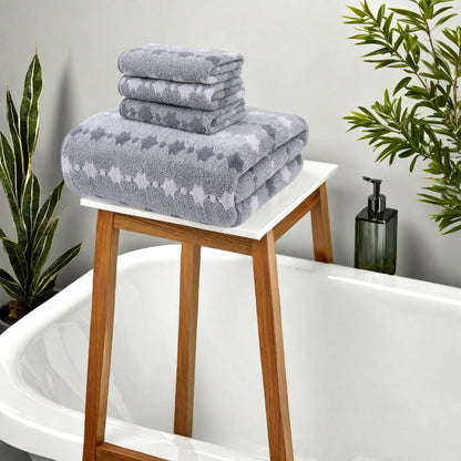 4 or 8 Pc Soft Absorbent Quick Dry Bath Towels