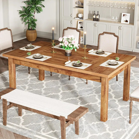 70" Farmhouse Dining Table
