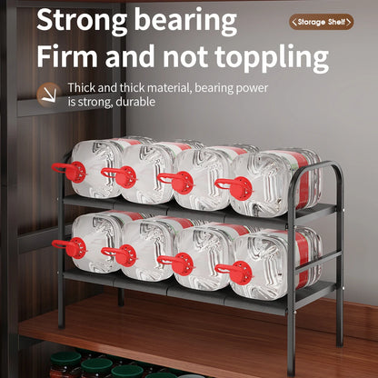 Multi-Use Expandable Storage Rack With Removable Baskets