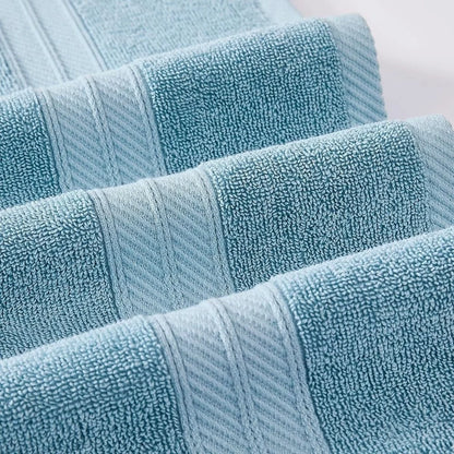 6-Pc Reversible Yarn Dyed Jacquard Trefoil Filigree Bath Set