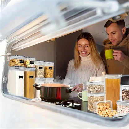 7-Piece Airtight Plastic Food Storage Set